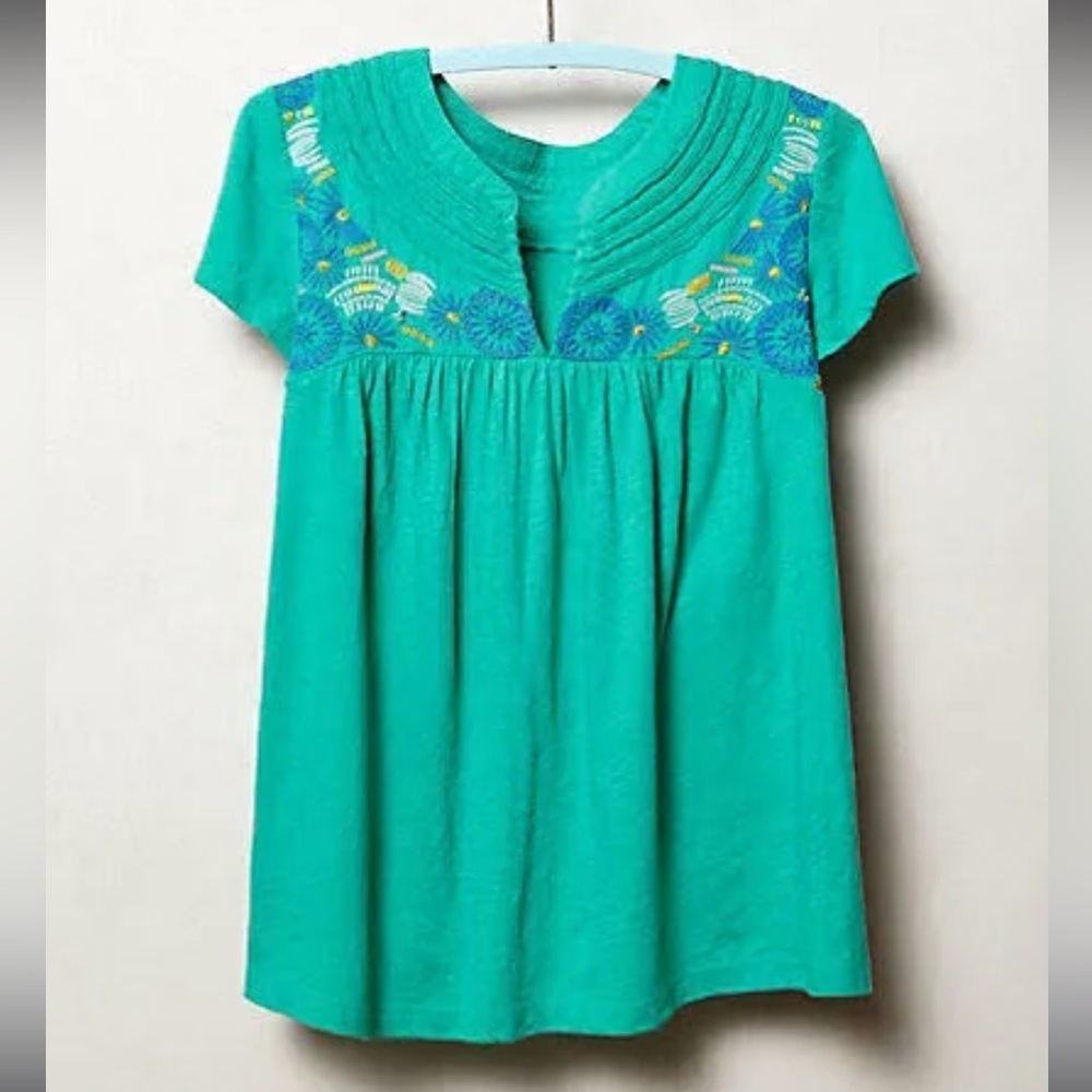 AKEMI + KIN Embroidered Knit Tunic